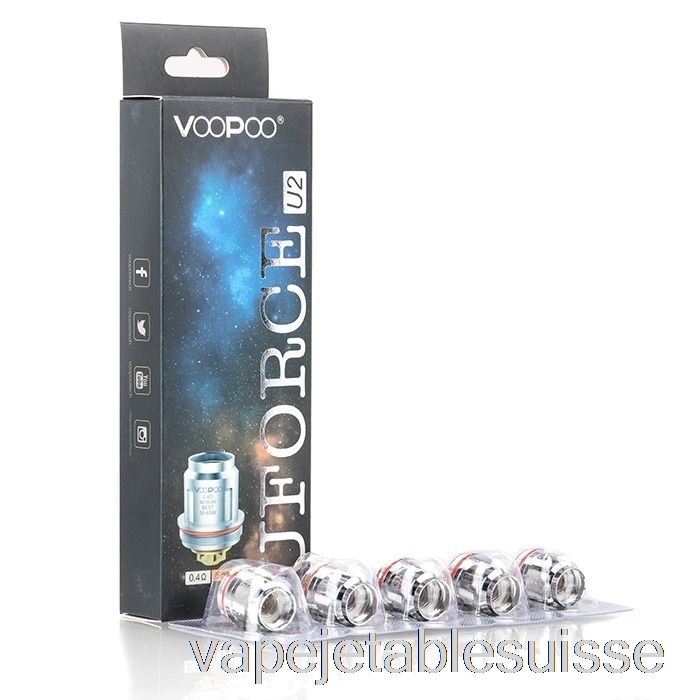 Vape Suisse Voopoo Uforce Bobines De Remplacement 0.4ohm U2 Uforce Bobines